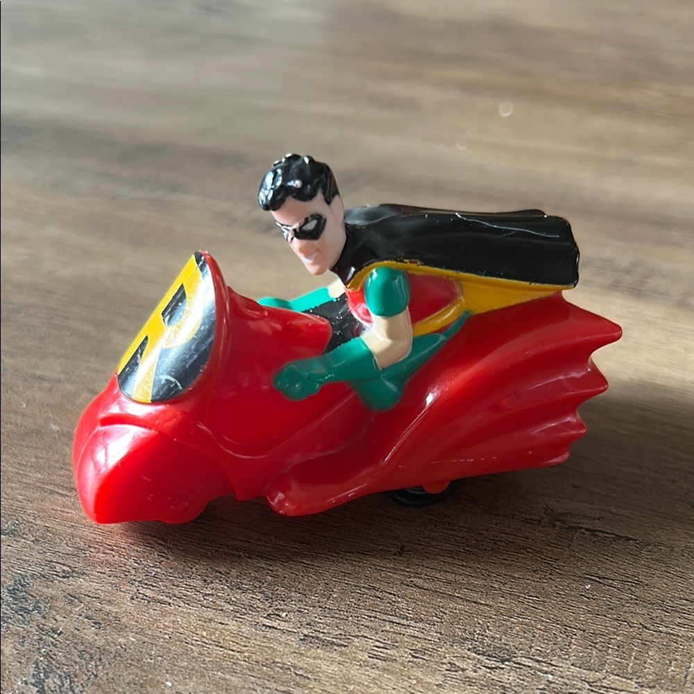 🔥🔥Vintage McDonalds Happy Meal Toys - Robin 1993 - Motorcycle - Wind Up